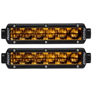 SR-Series 6 Inch SAE Fog Lights Selective Yellow Pair