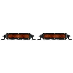 SR-Series 6 Inch SAE Fog Lights Amber PRO Pair