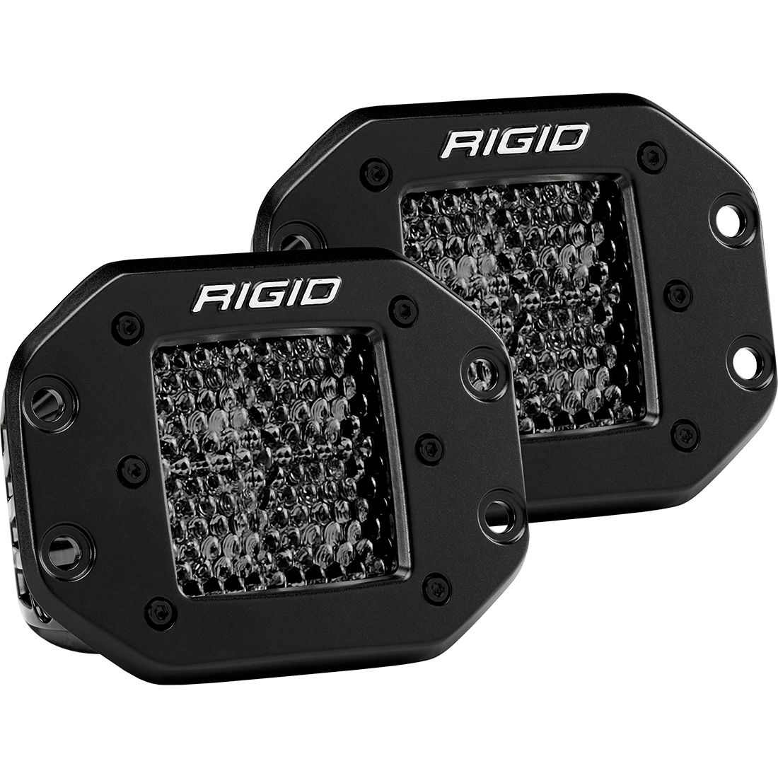 D-Series PRO Spot Diffused Midnight Flush Mounts Pair