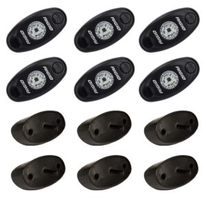 A-Series Rock Light 6-Pack Kit Amber