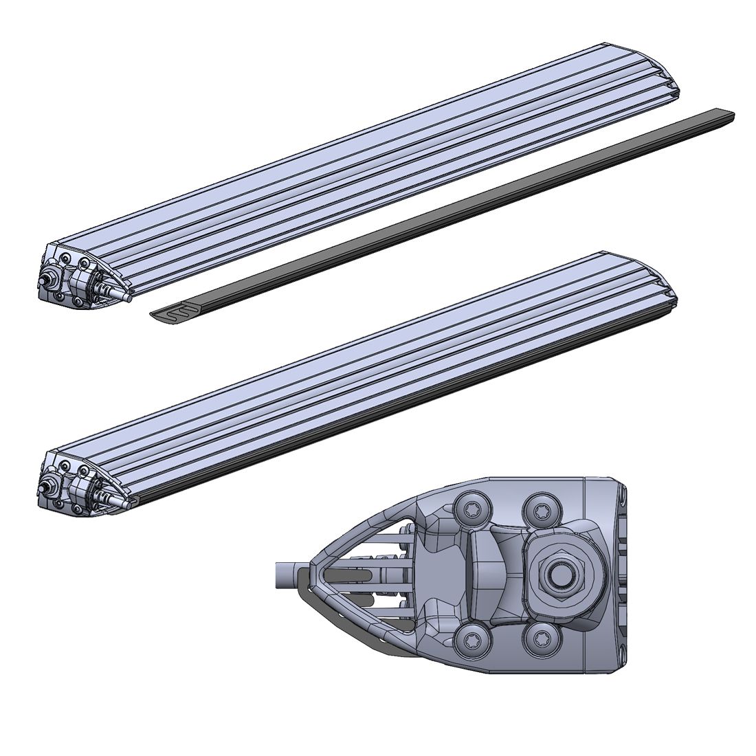 Ford Bronco (21+) SR Spot/Flood 40 Inch Bar Roof Rack Light Kit - Image 4