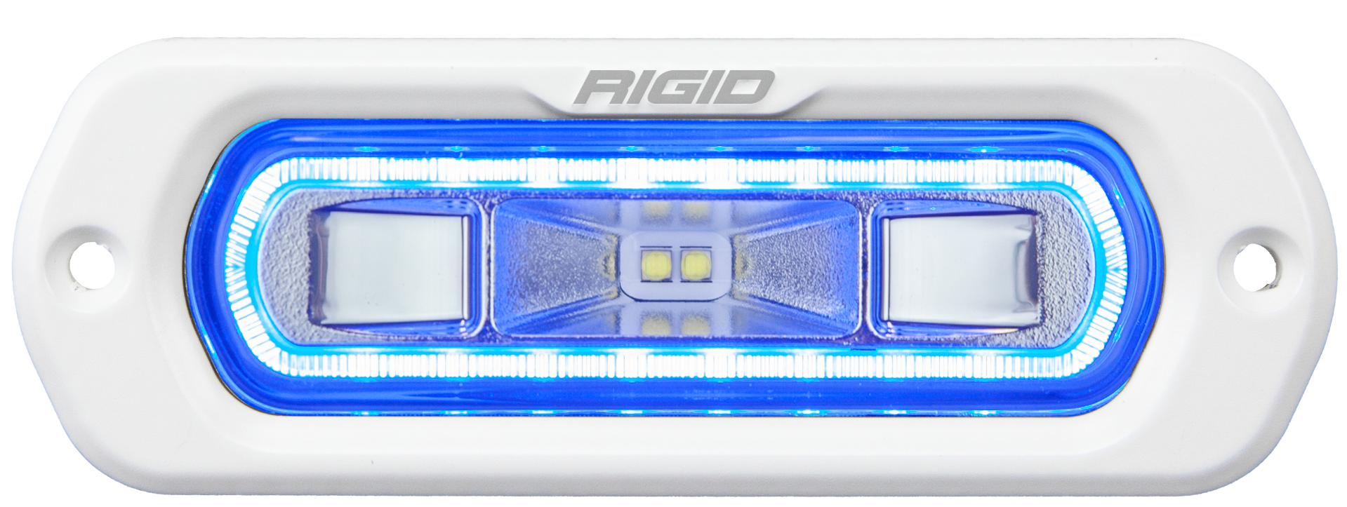SR-L Series Marine Spreader Flush Mount White with Blue Halo