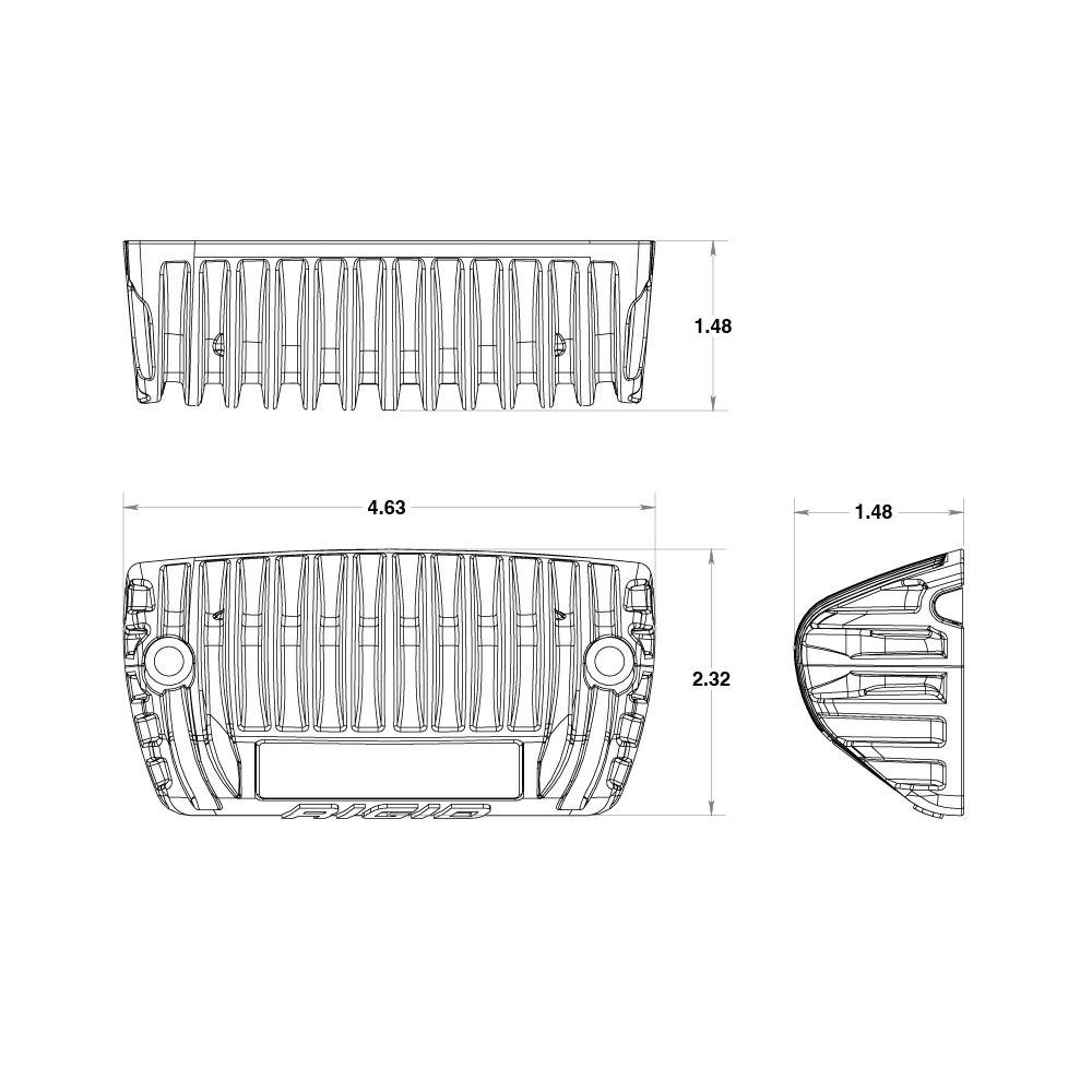 1x2 65 Degree DC Scene Light - Image 2