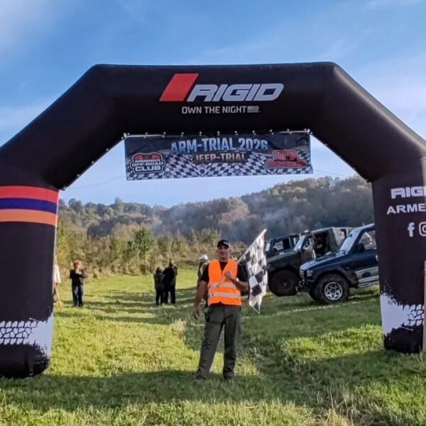 RIGID arch at Arm-Trial 2026 jeep trial in Tavush