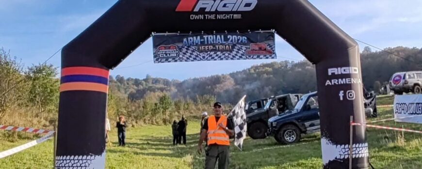 RIGID arch at Arm-Trial 2026 jeep trial in Tavush